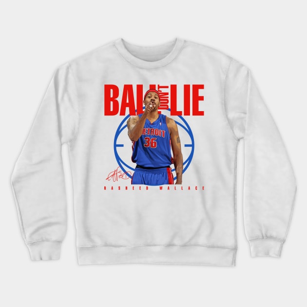 Rasheed Wallace Crewneck Sweatshirt by Juantamad